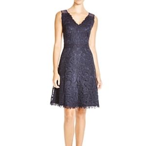Tadashi Shoji Navy Lace Dress